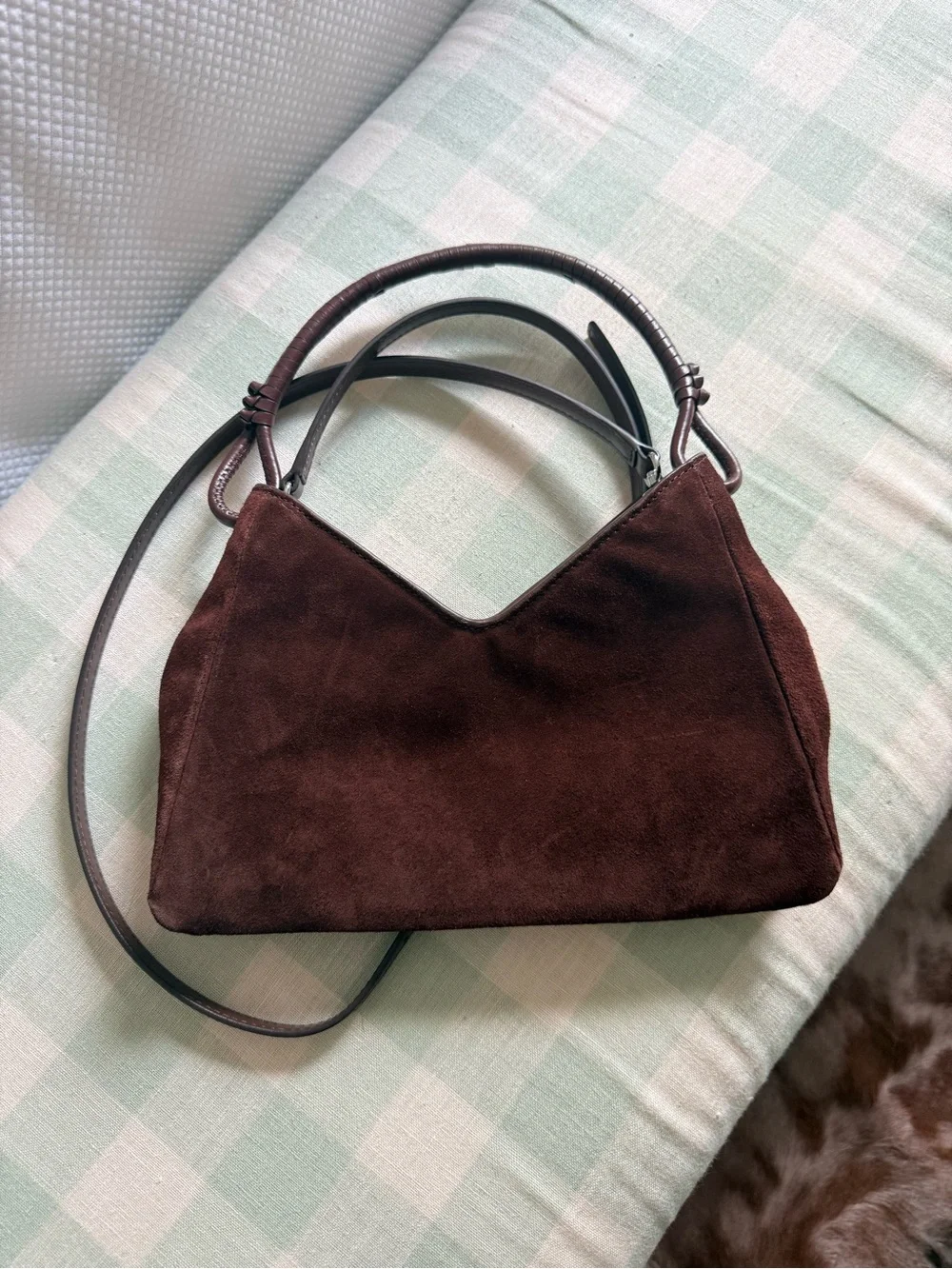 STAUD Valerie Suede Shoulder Bag - Picture 4 of 5